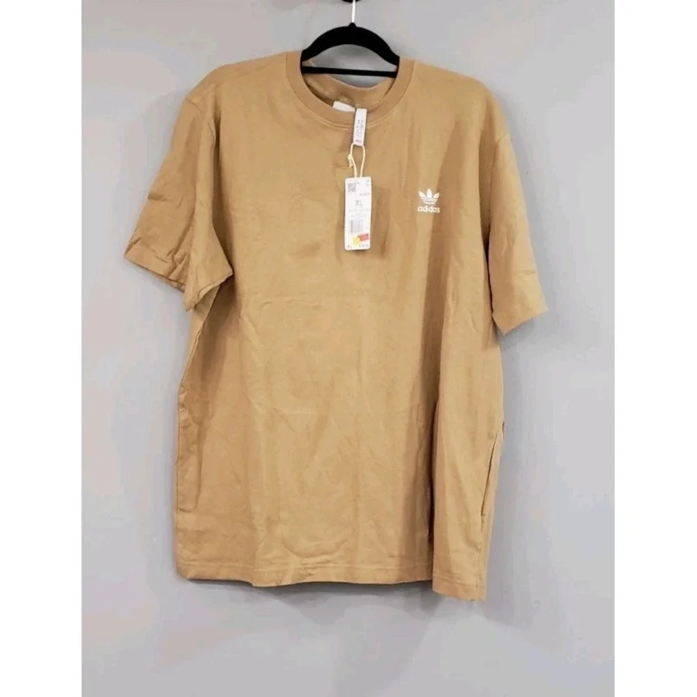 NEW MENS XL ADIDAS ORIGINALS TREFOIL ESSIENTIAL JX2824 MENS CARDBOARD T-SHIRT